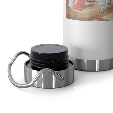 Off with her head! Off with— by Sir John Tenniel Copper Vacuum Insulated Bottle, 22oz