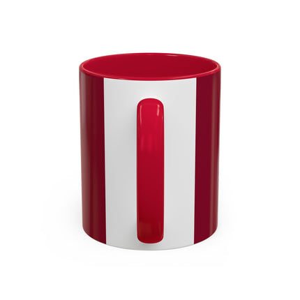 Elegant Holiday Woman with Gifts Colorful Mugs (11oz, 15oz)