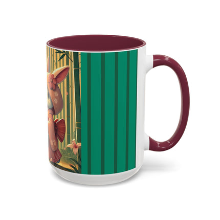 Geisha Kitten’s Easter Stroll Colorful Mugs (11oz, 15oz)