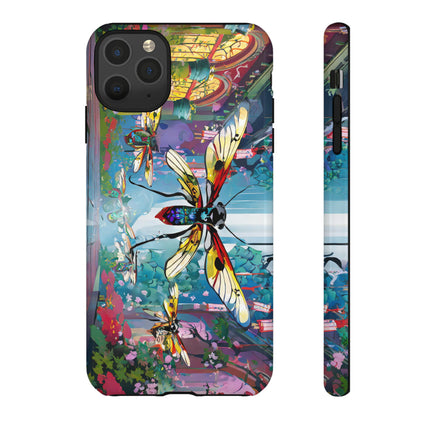 Neon Swarm Phone Cases