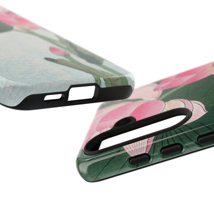 Blooming Lotus Flowers by Ohara Koson Phone Cases