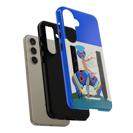 Exotic Dancer Phone Case – Vibrant Performance & Art Deco Flair