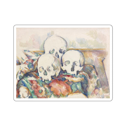 The Three Skulls by Paul Cézanne Kiss-Cut Stickers (4 Sizes)
