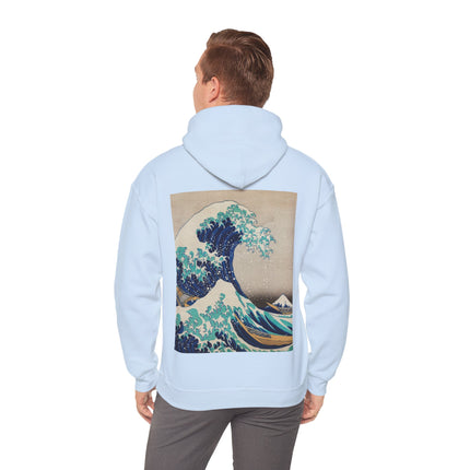 The Great Wave off Kanagawa by Katsushika Hokusai Heavy Blend™ Hooded Sweatshirt