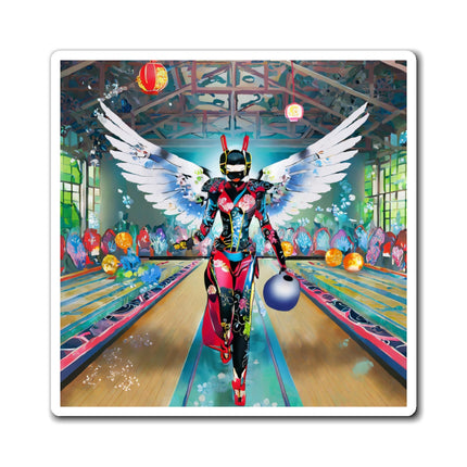 Samurai Robot Angels Magnets (3 Sizes)