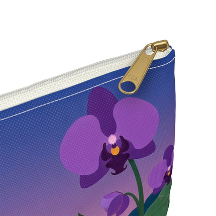🪷🛶 The Lady Of The Lotus Lake Accessory Pouch – Art Deco Garden Voyage