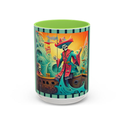 Skeleton Crew of the Misty Seas Colorful Mugs (11oz, 15oz)