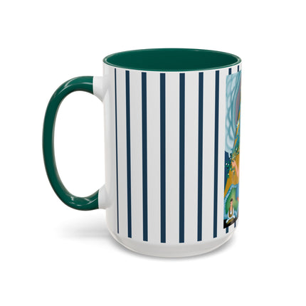 Art Deco Christmas Elegance Colorful Mugs (11oz, 15oz)