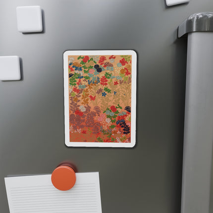 Japanese Flower Pattern by G.A. Audsley Die-Cut Magnets (5 Sizes)