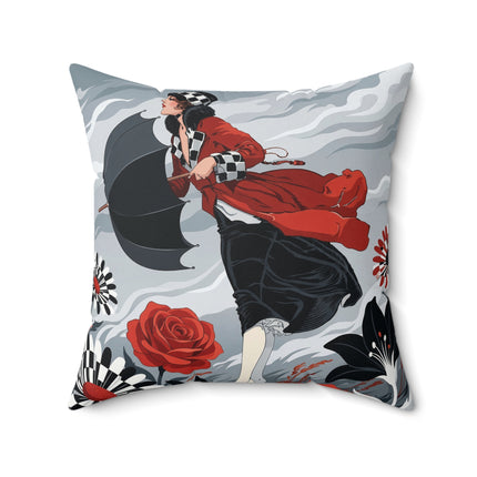🌹☂️ The Lady In The Storm Scented Soy Candle – Art Deco Fashion Drama