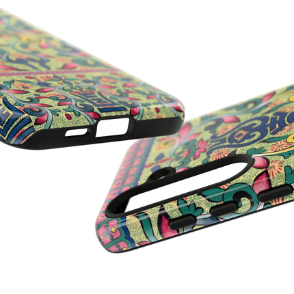 Colorful Flower Pattern by Owen Jones Phone Cases
