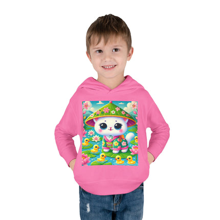 Lily Pond Stroll Toddler Pullover Fleece Hoodie