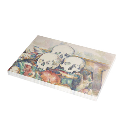 The Three Skulls by Paul Cézanne Postcards (envelopes included) - Bundles of 10, 30, 50 Pieces