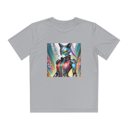 Cyberpunk Chic Youth Competitor Tee