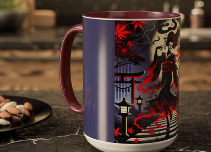 Halloween Sorceress Colorful Mugs (11oz, 15oz)