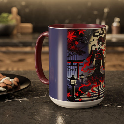 Halloween Sorceress Colorful Mugs (11oz, 15oz)