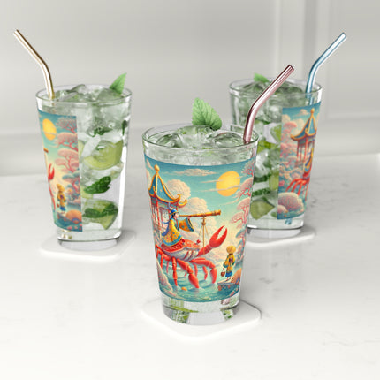 The Celestial Crab Navigator Pint Glass, 16oz