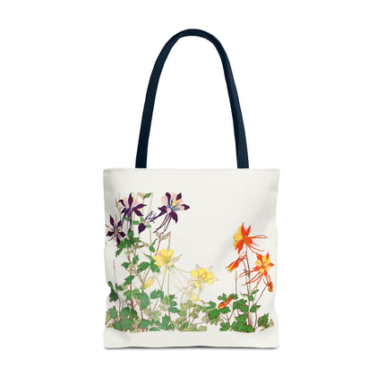 Aquilegia Flower by Tanigami Kônan Tote Bag (AOP)