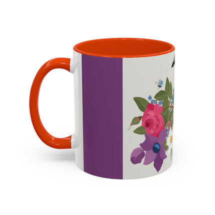Bluebird & Butterfly Colorful Mugs – Spring Harmony & Delicate Beauty