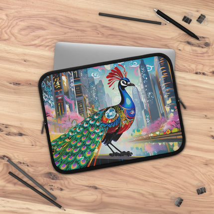 Techno Plumes Laptop Sleeve