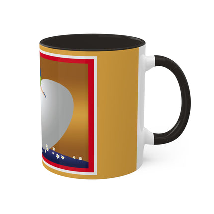 Crack-Up Comedy: The Great Egg Duel Colorful Mugs, 11oz