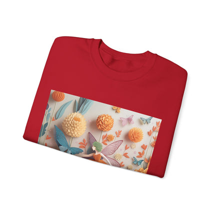 Dahlia Fairy Unisex Heavy Blend™ Crewneck Sweatshirt