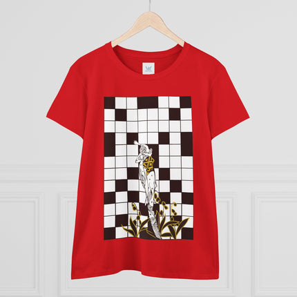 The Crossword Women's Midweight Cotton Tee