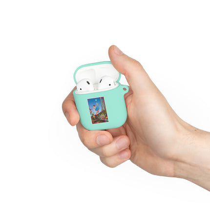 Periwinkle Painting the Petals Ida Outhwaite AirPods Case