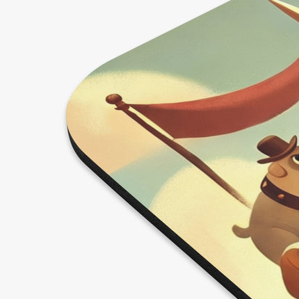 The Bulldog Duel Mouse Pad – Bravery, Charm & Whimsical Valor