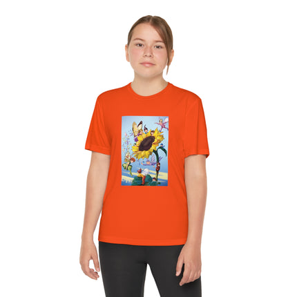 Sunflower Fairies by Margaret Tarrant Youth Competitor Tee – Golden Garden Magic & Storybook Wonder