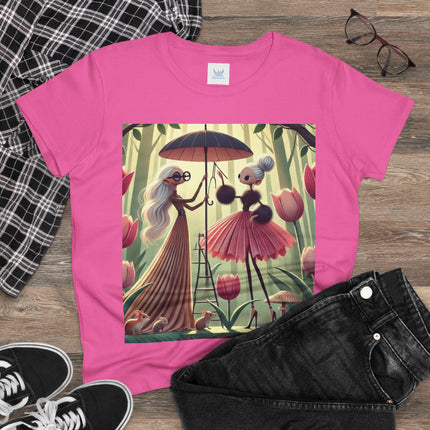 Under the Tulip Parasol Cotton Tee