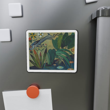 The Leap of the Rabbit by Amadeo de Souza-Cardoso Die-Cut Magnets (5 Sizes)