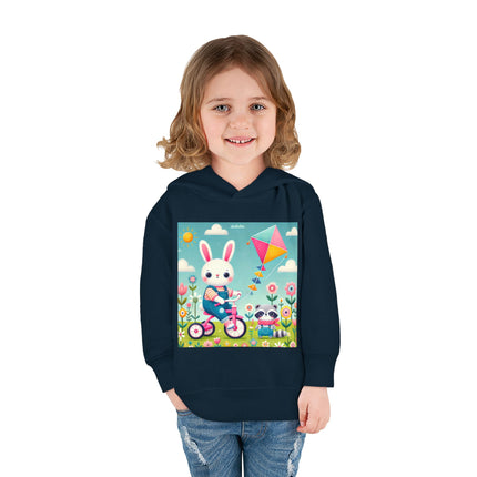 Breezy Meadow Ride Toddler Pullover Fleece Hoodie
