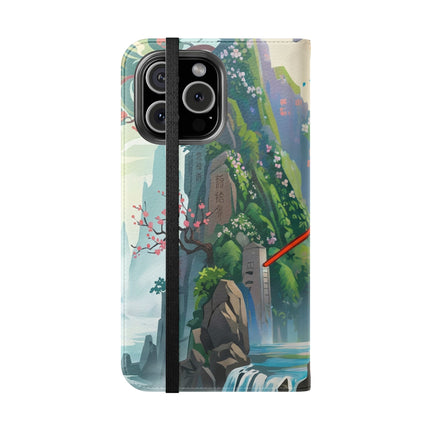 🐘⚔️ Cyberpunk Elephant Samurai Flip Case – Ancient Wisdom & Neon Power