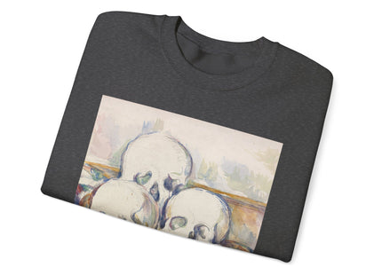 The Three Skulls by Paul Cézanne Unisex Heavy Blend™ Crewneck Sweatshirt
