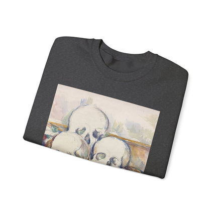 The Three Skulls by Paul Cézanne Unisex Heavy Blend™ Crewneck Sweatshirt