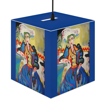 A Mulher by Amadeo de Souza-Carosa Light Cube Lamp