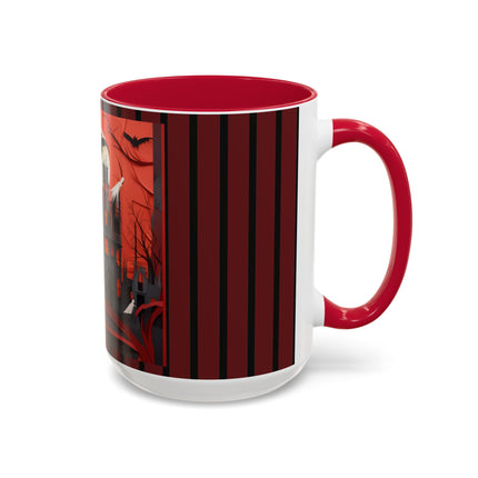 Halloween Night Scene Colorful Mugs (11oz, 15oz)