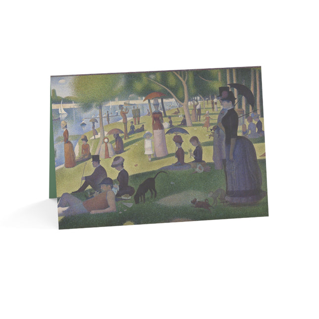 A Sunday on La Grande Jatte by Georges Seurat Greeting Cards (1, 10, 30, and 50pcs)