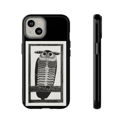 Horned Owl by Samuel Jessurun de Mesquita Phone Cases