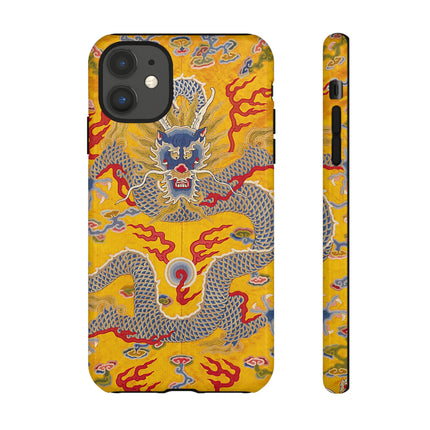 Majestic Dragon Regalia – Imperial 12-Symbol Robe Phone Cases