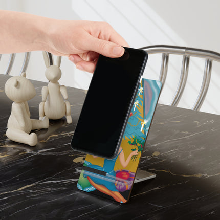 Art Deco Christmas Elegance Mobile Display Stand for Smartphones