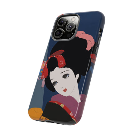 Geisha Portrait Phone Case – Elegant Beauty & Timeless Grace
