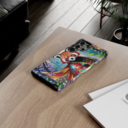 Cybernetic Red Panda Phone Cases