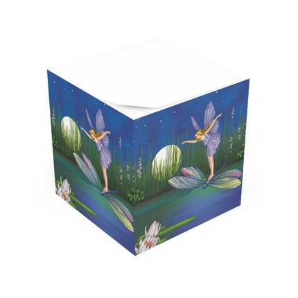 Fairy on a Dragonfly by Ida Rentoul Note Cube