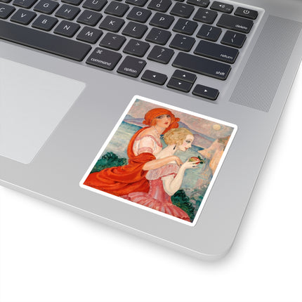 Sur la Route d'Anacapri by Gerda Wegener Kiss-Cut Stickers (4 Sizes)