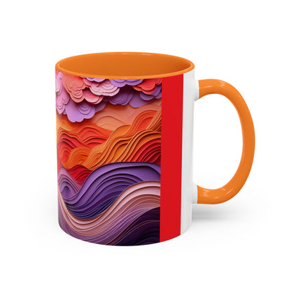 Dramatic Sunset Sky Colorful Mugs (11oz, 15oz)