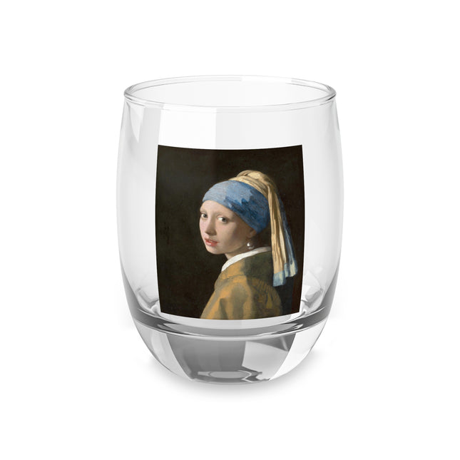 Girl with a Pearl Earring by Johannes Vermeer Whiskey Glass
