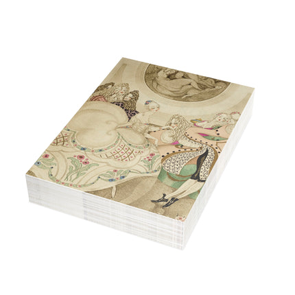 Sur talons rouges (On Red Heels) pl 01 by Gerda Wegener Greeting Cards (1, 10, 30, and 50pcs)