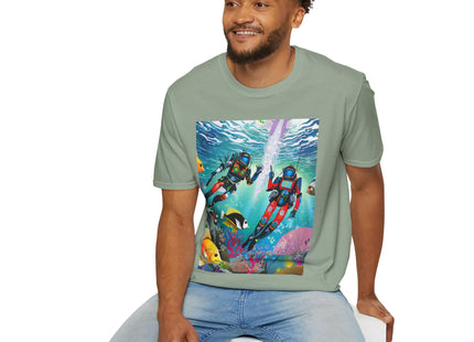 FBI Robot Dive Team Softstyle T-Shirt